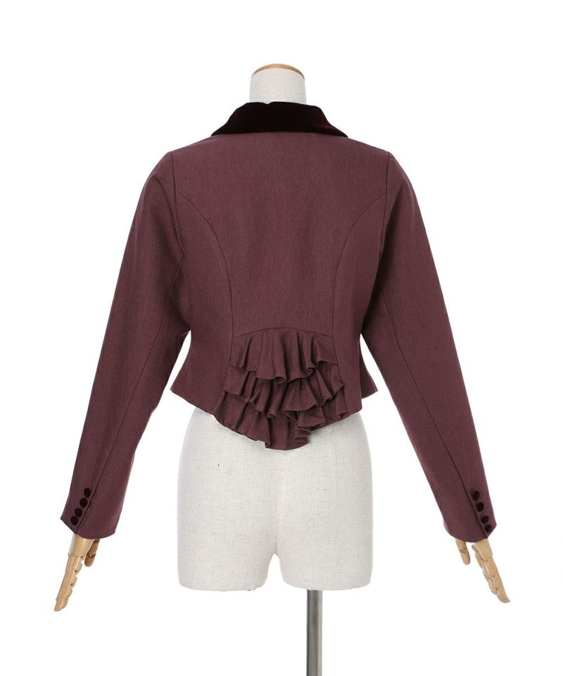 バック (wine red)