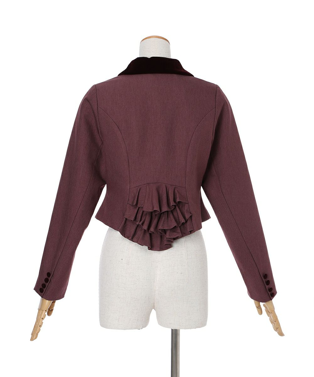 バック (wine red)