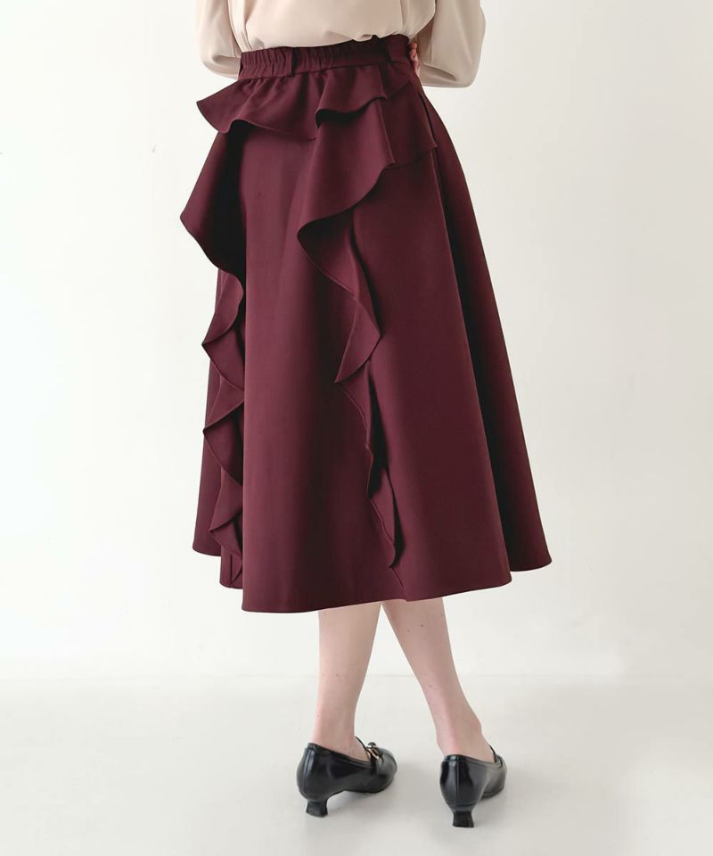 バックフリルフレアースカート/an another angelus [55BG03p007] | F