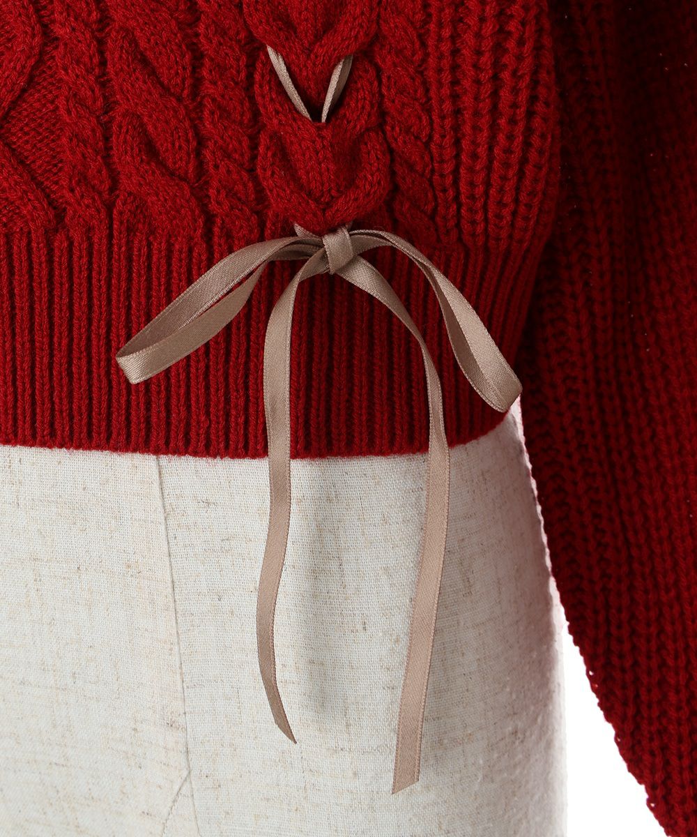 リボンアップ (red)