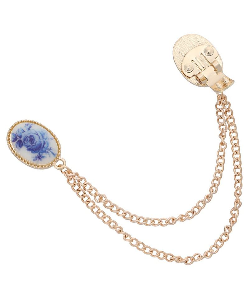 ローズカメオブローチ付きブラウス/an another angelus [55BF02j010