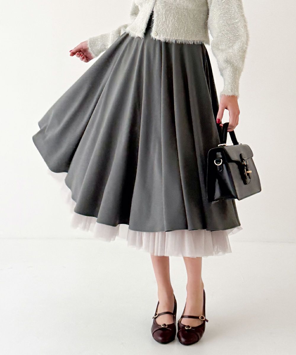 パニエサーキュラースカート/an another angelus [55BG03p009] | F