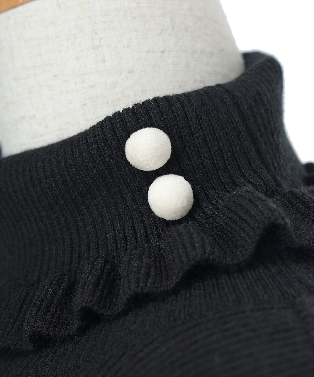 首元釦 (black)