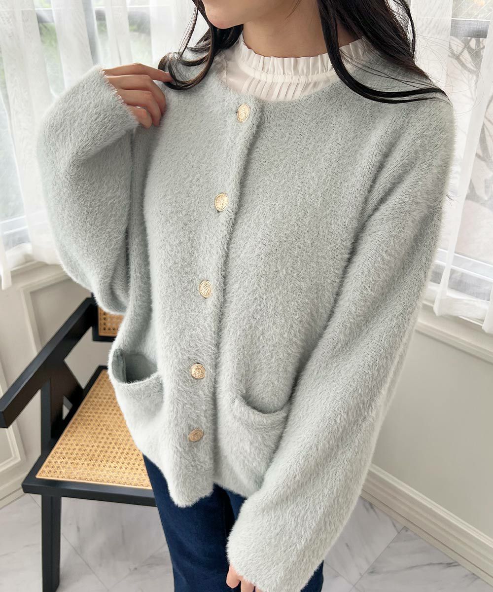 mint gray / 157cm