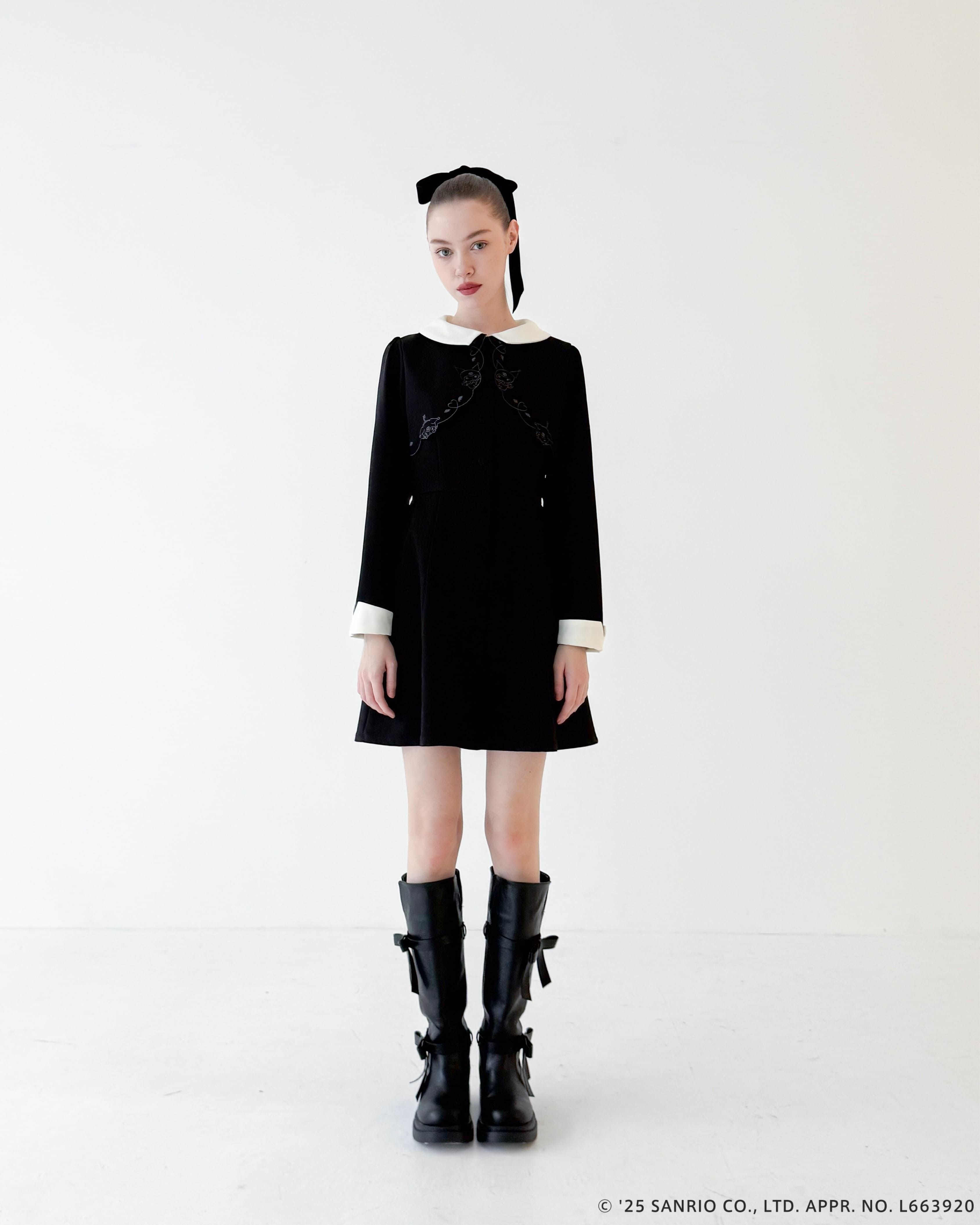 カットワークレイヤード風クレリックワンピース/クロミ/F i.n.t