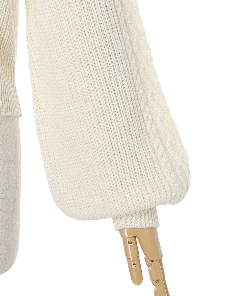 袖 (off white)