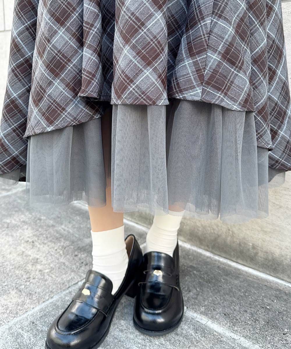 light blue×gray / 152cm