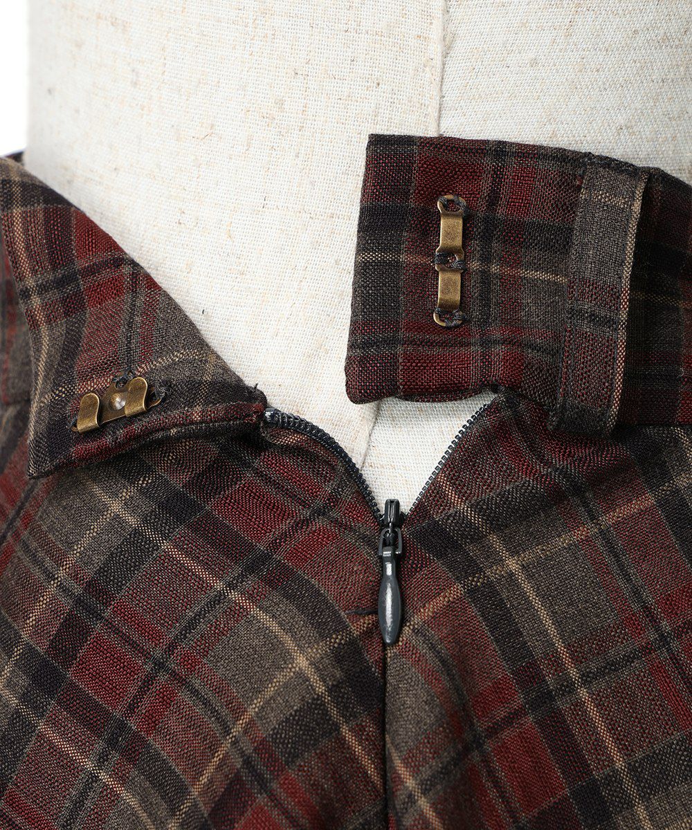 サイドファスナー (black×red)