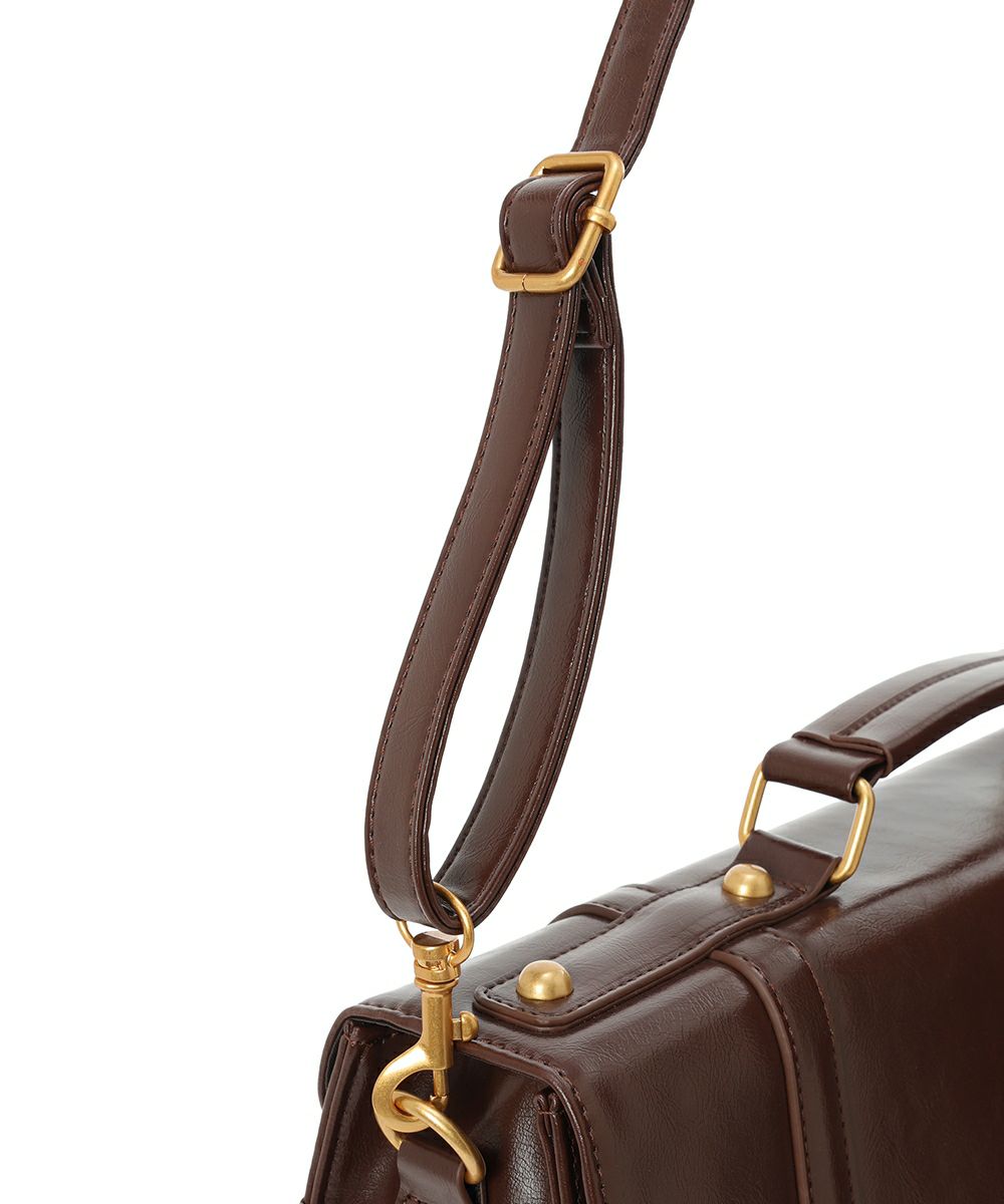 ベルト使いキーホールサッチェルバッグ/F i.n.t [57AC01a002] | F