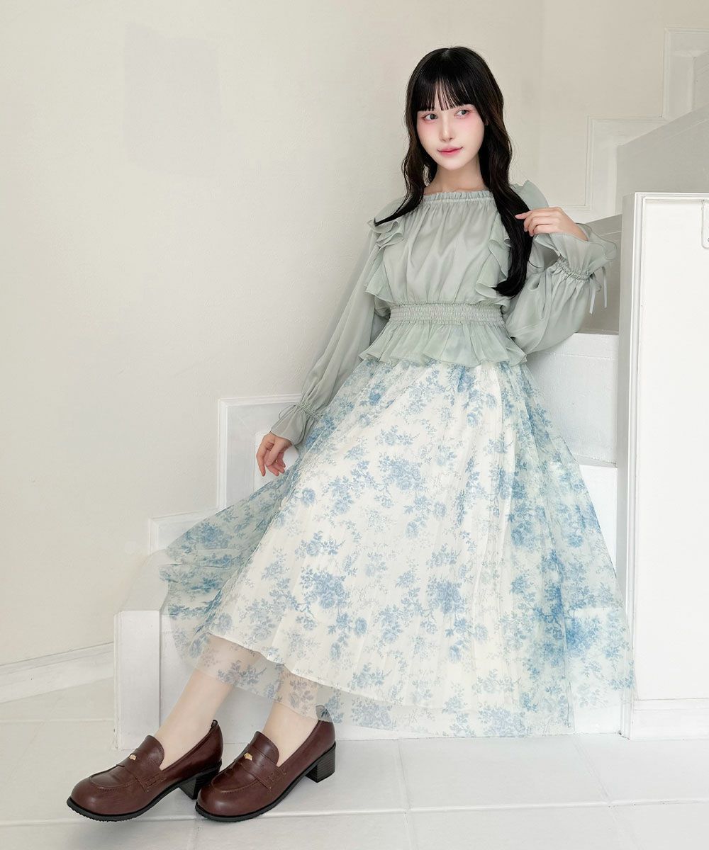blue / 157cm