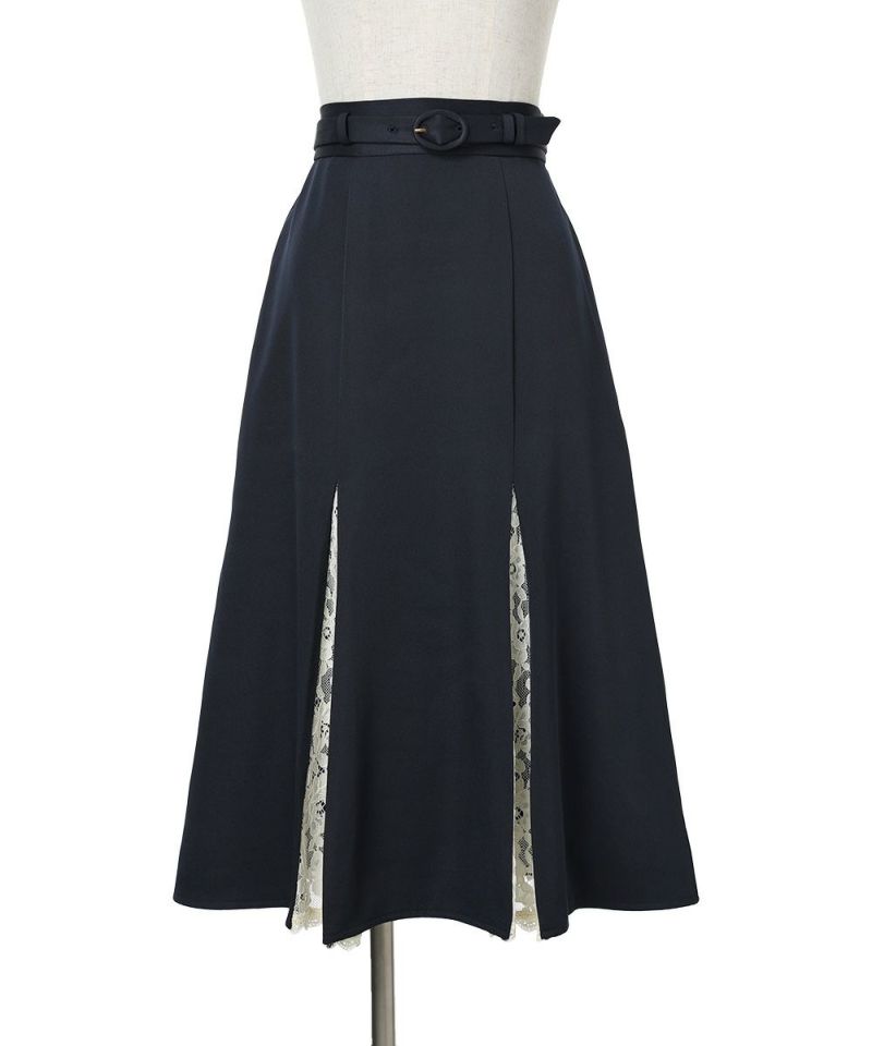 レース切替ナロースカート/an another angelus [56BG02p013] | F i.n.t