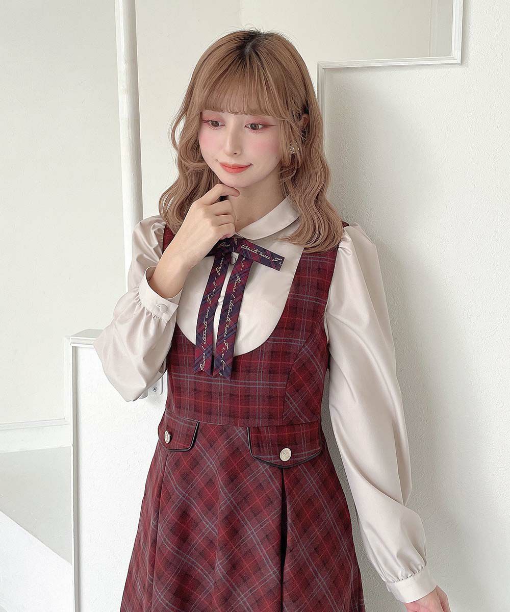 beige×red / 152cm