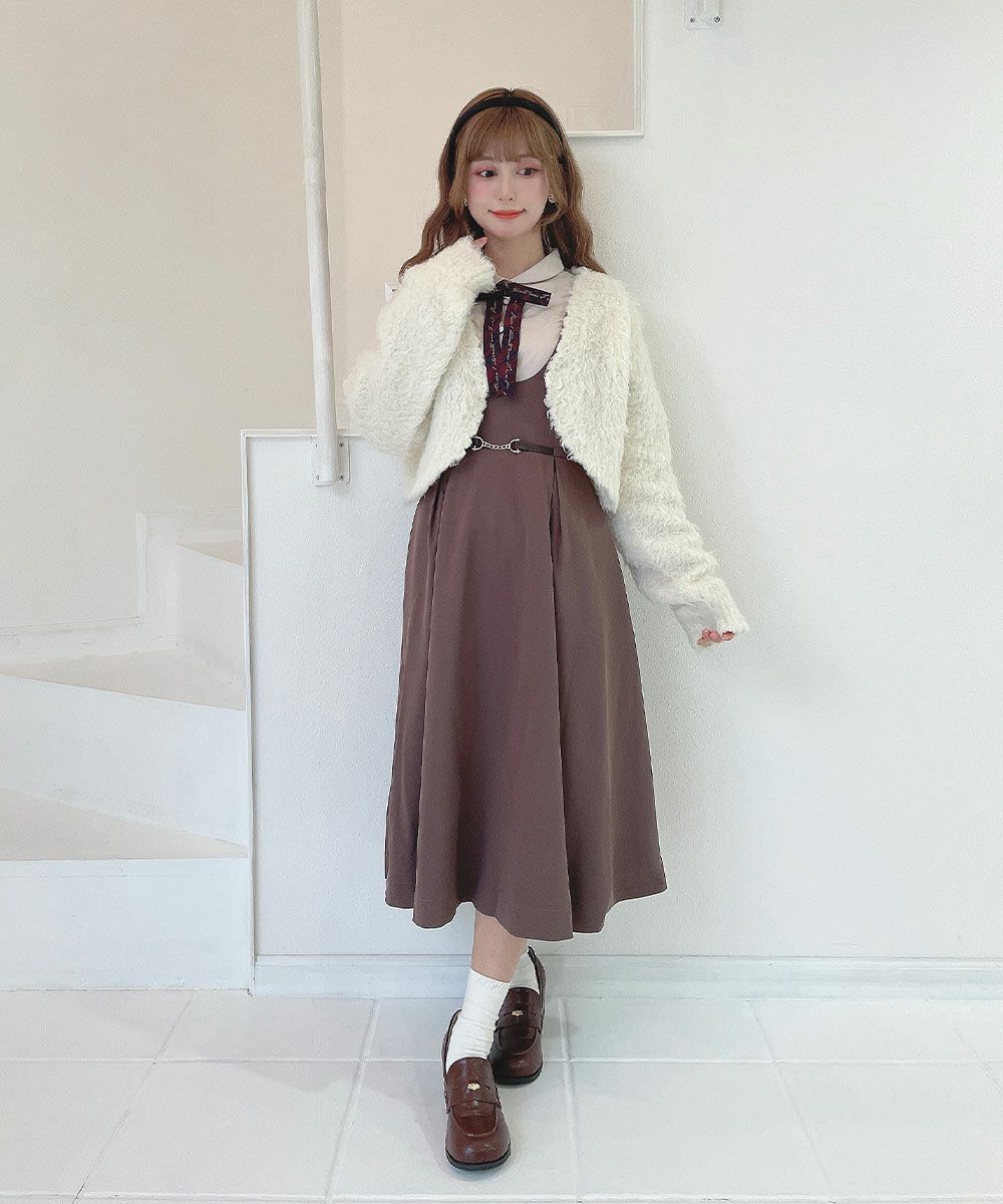 beige×red / 152cm