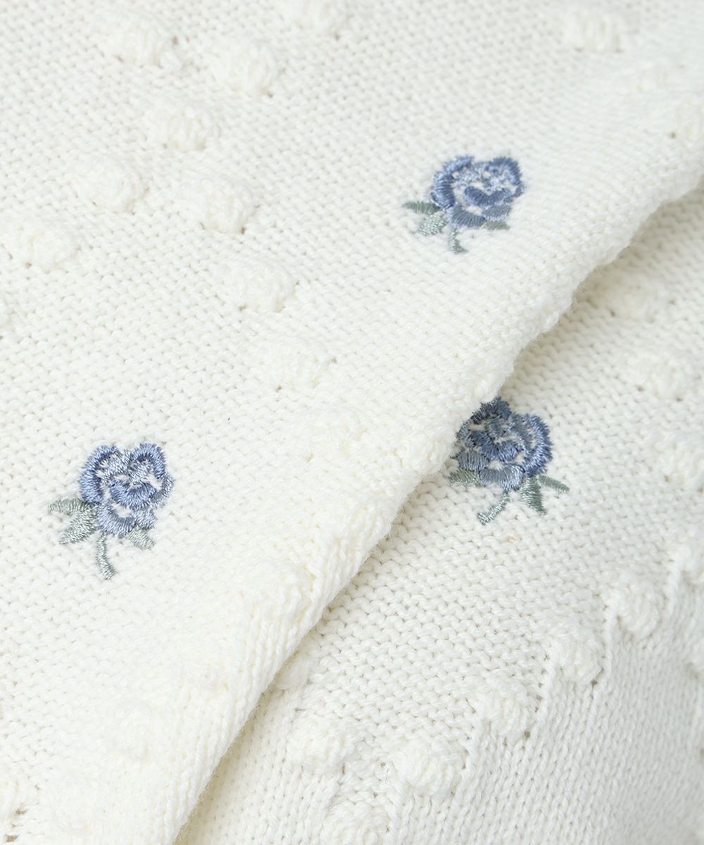 プチローズ刺繍ニットプルオーバー/F i.n.t [56AJ03j009] | F i.n.t