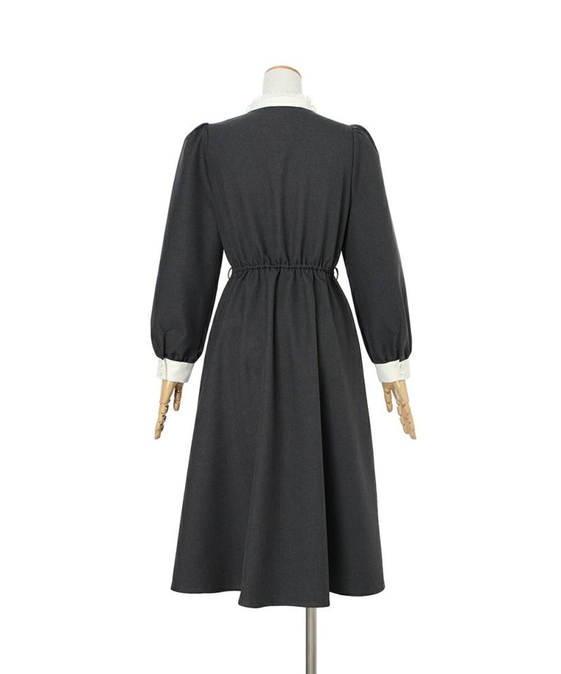 リボンとベルトを外した状態/バック (charcoal)