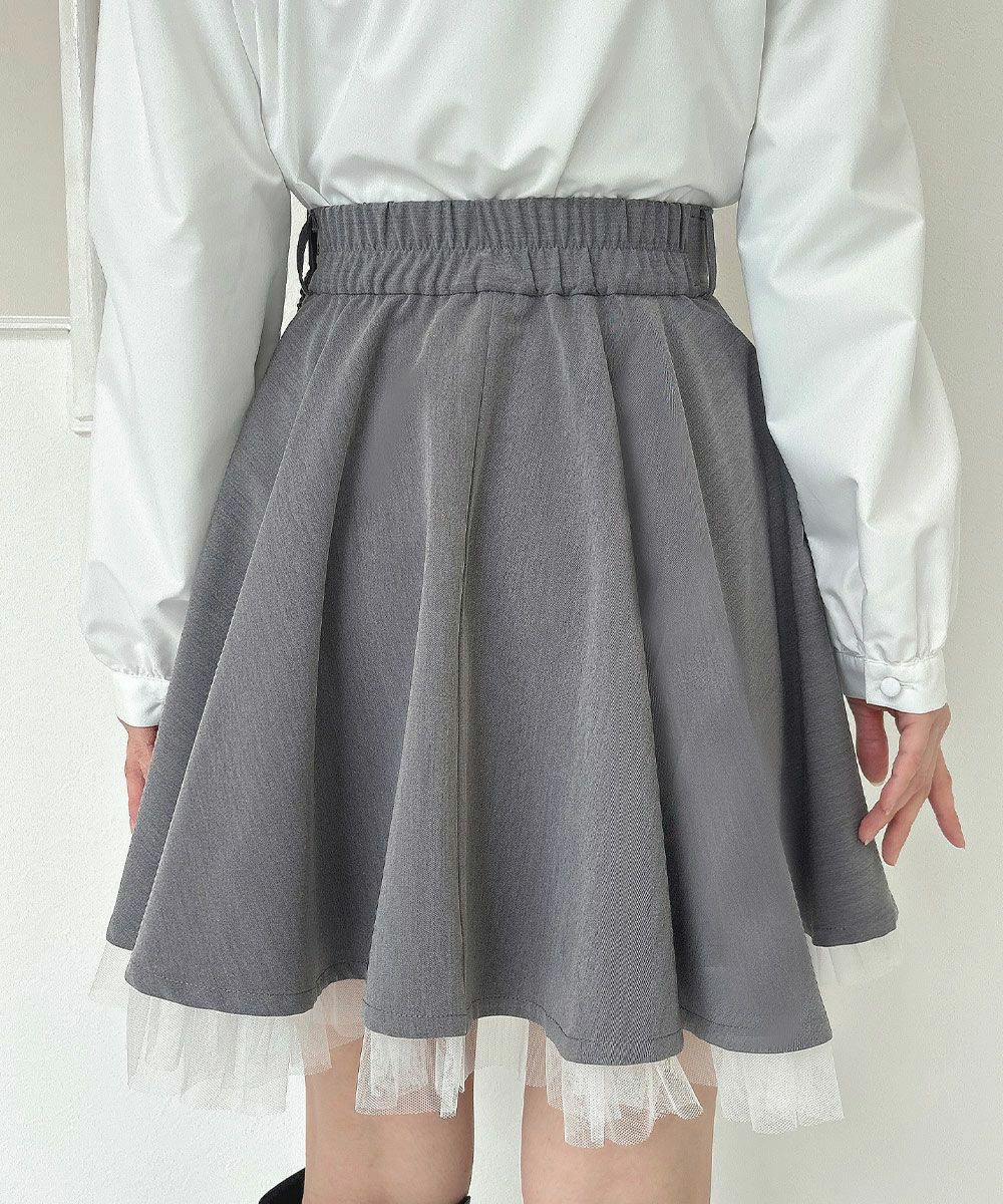 裾チュールサーキュラーミニスカート/F i.n.t [57AG02k001] | F i.n.t