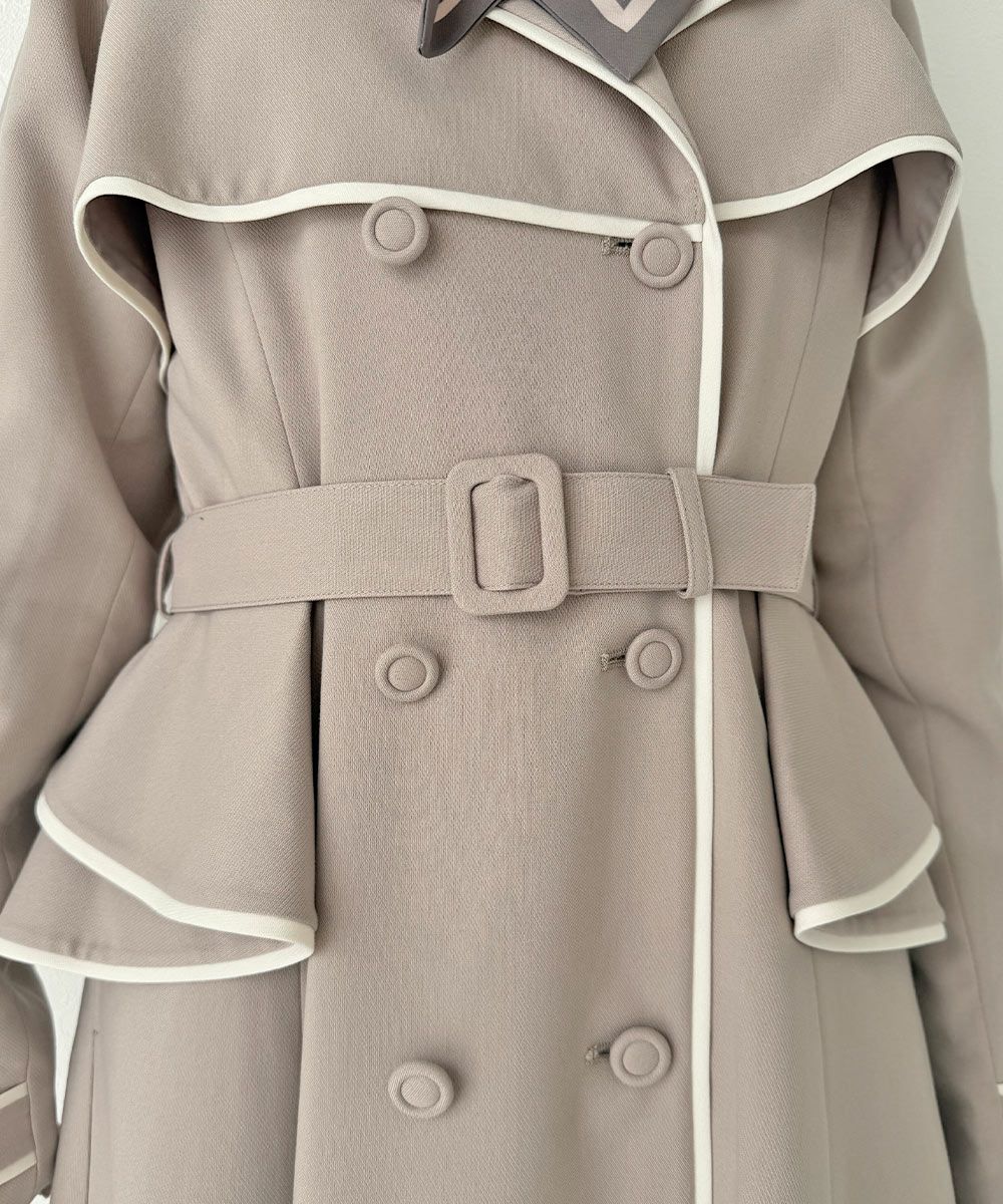 パイピング使いトレンチコート/an another angelus [57BD03j003] | F