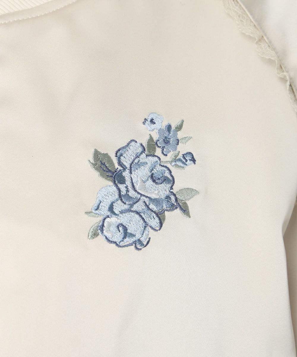 刺繍アップ (ivory)