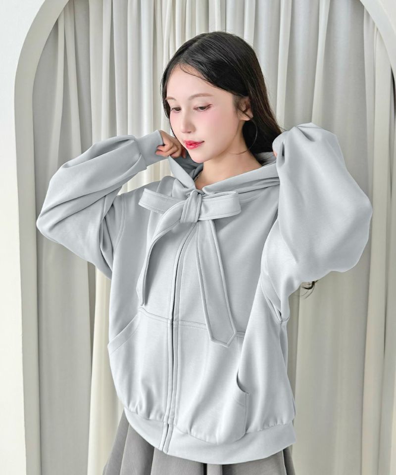 ビッグリボンZIPパーカー/F i.n.t [57AI04j002] | F i.n.t公式通販サイト