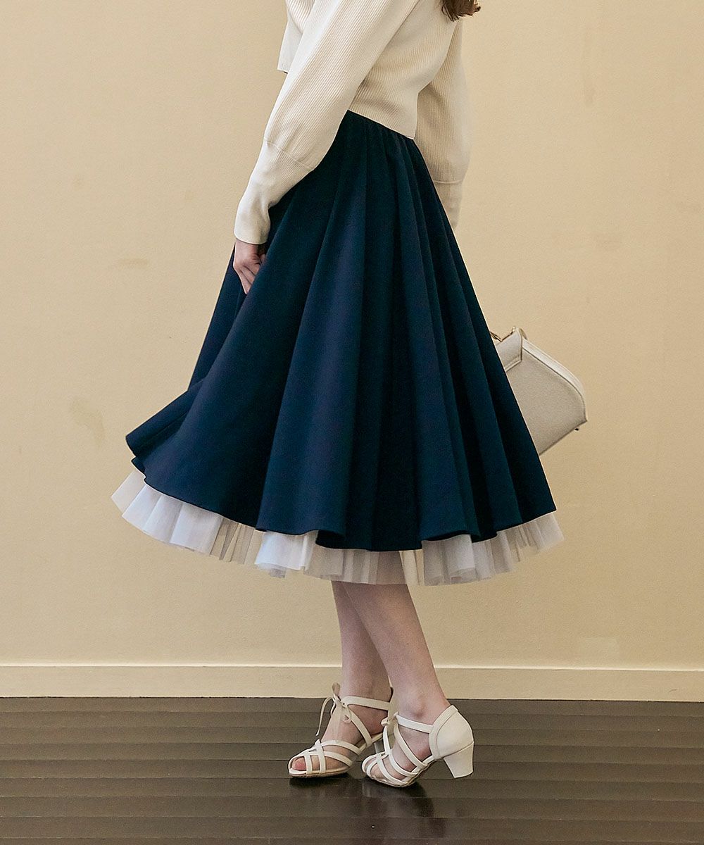 パニエサーキュラースカート/an another angelus [57BG03p004] | F