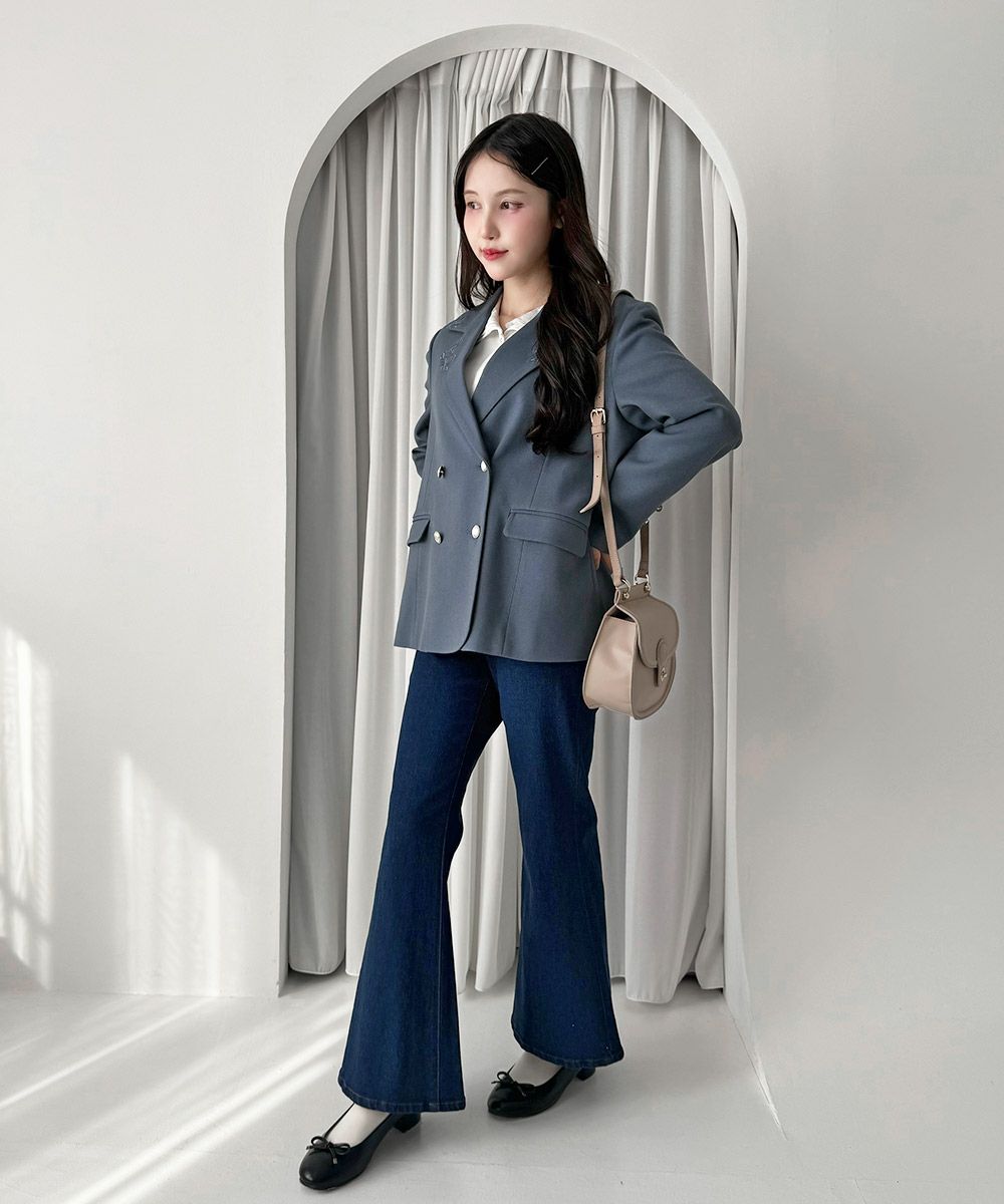 blue gray / 157cm