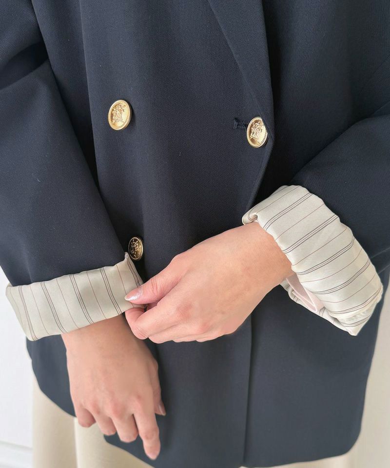 ゴールド釦ダブルジャケット/an another angelus [57BD01j001] | F