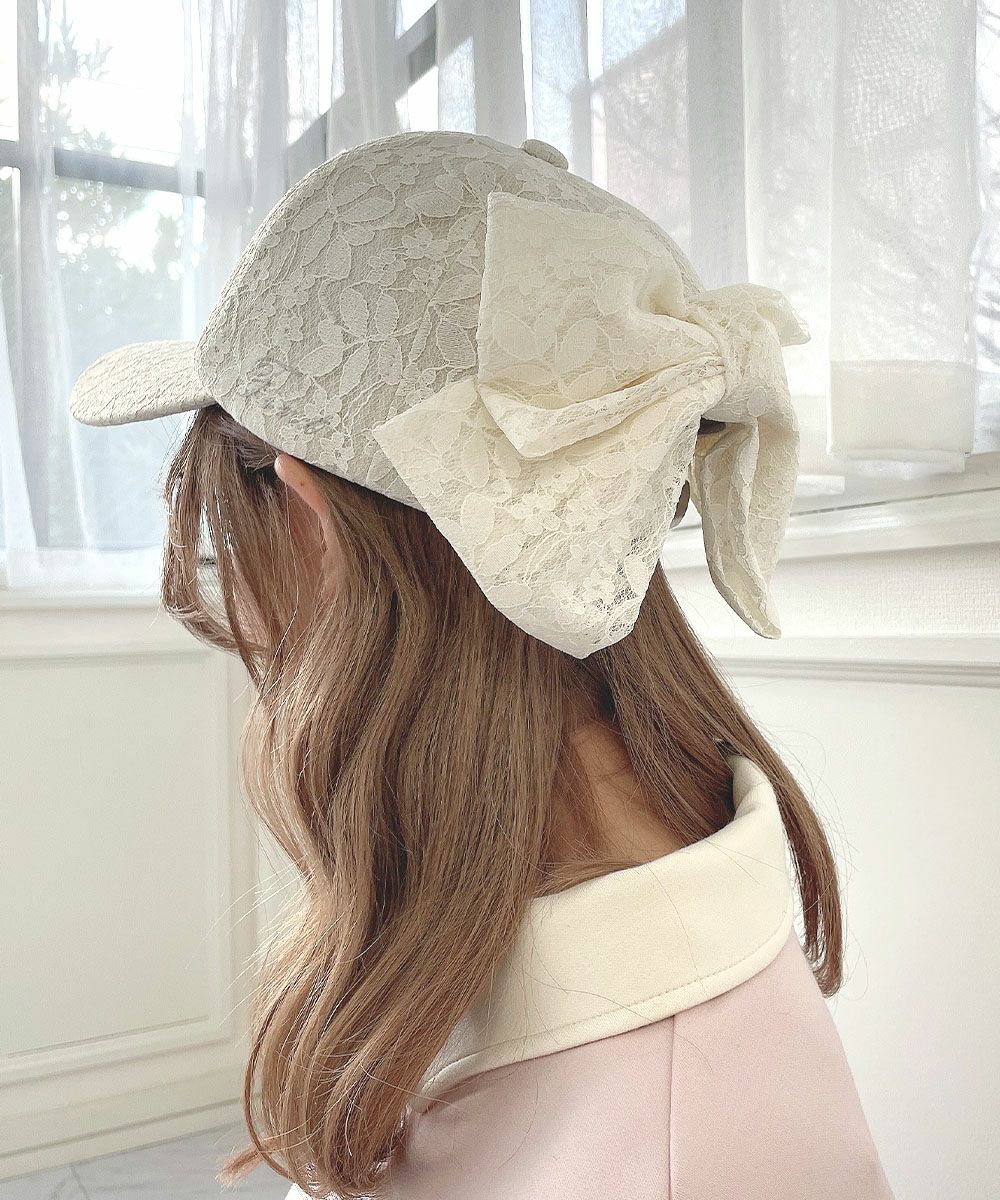 総レースバックリボンキャップ/F i.n.t [57AB01a001] | F i.n.t公式